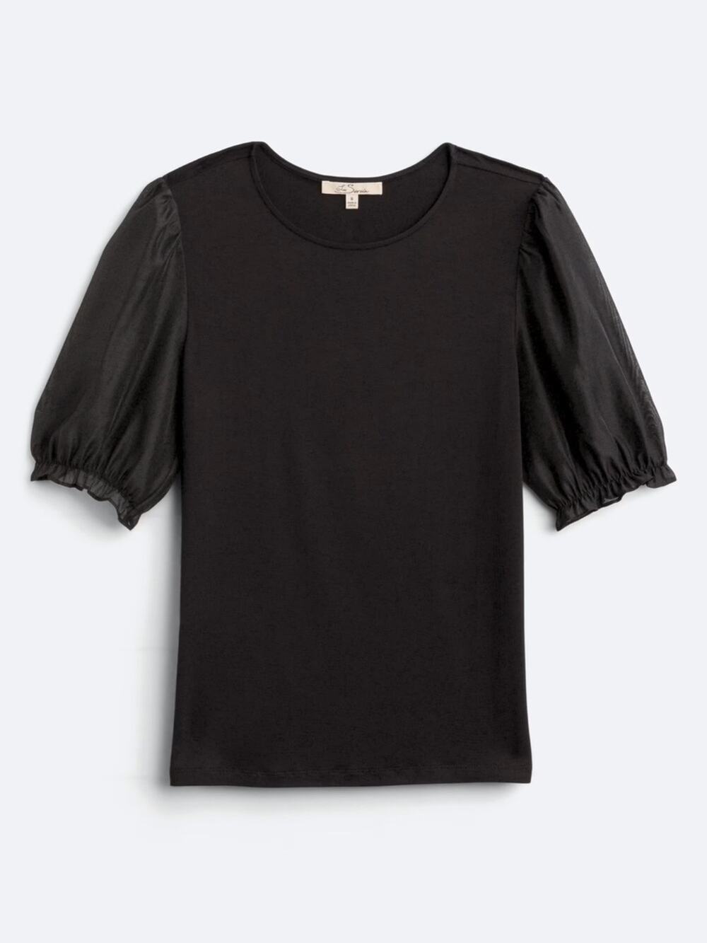 Les Serein Wendy Puff Sleeve Top Size XL